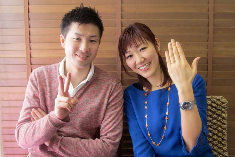 ご婚約指輪のお写真