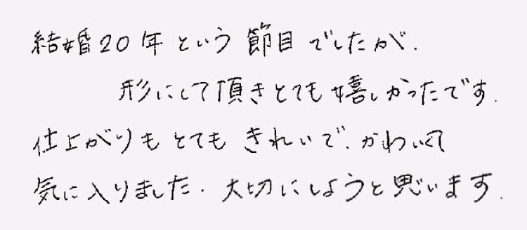 お客様のコメント